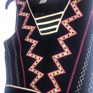 Esley geometric pattern dress